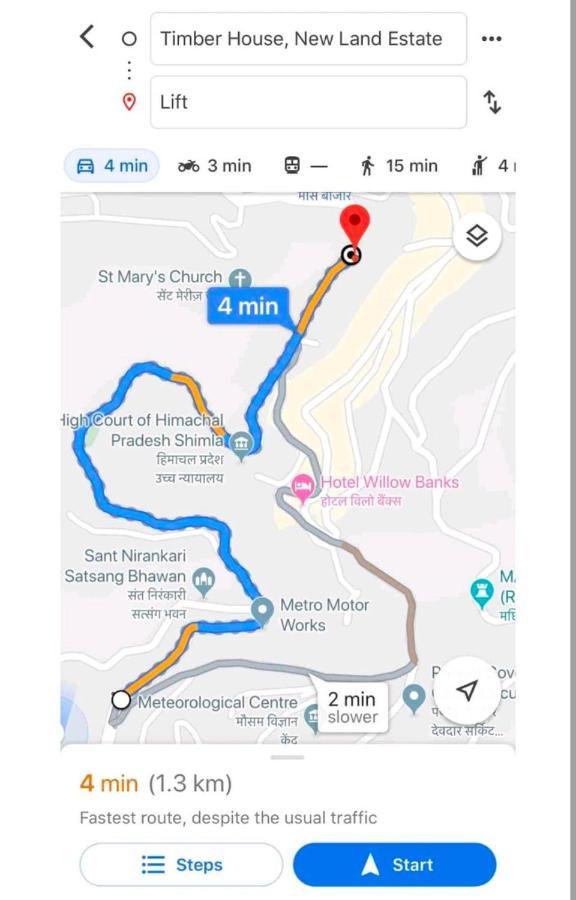 Mountain Zest-Simla Royale Near Mall Road-Free Pickup From Railway Station Simla Luaran gambar